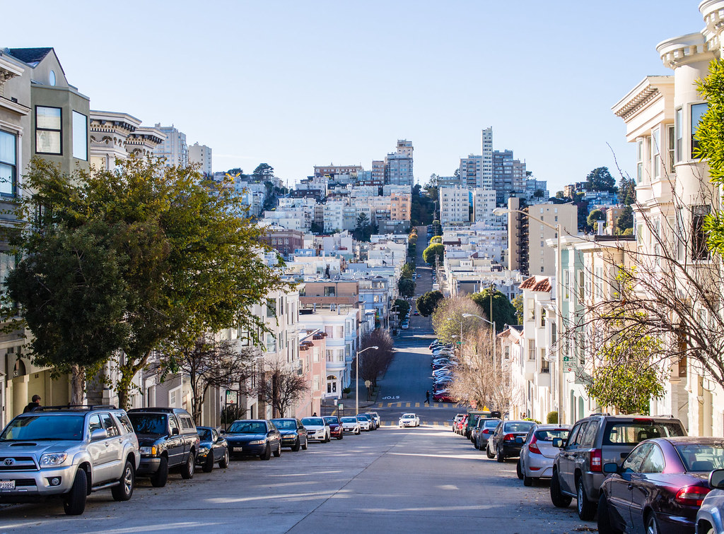 North Beach neighborhood in San Francisco, CA
