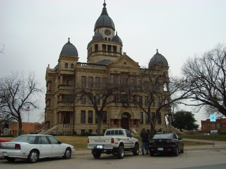 Denton County Courthouse in Denton, Texas